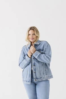 Only Jeansjacke hellblau 45%