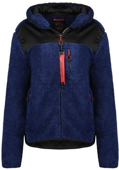 Geographical Norway Damen Reine Jacke Softshell Windbreaker Kapuze Patches