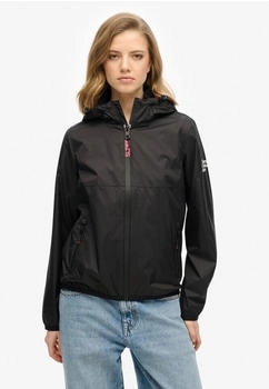 Superdry W5011849A Windbreaker Jacke schwarz recyceltes Nylon
