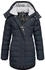 Ragwear Kurzmantel Ashanta dunkelblau