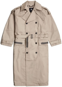 G-Star Macro Balloon Trenchcoat Beige dark brick D26379-C981-1214