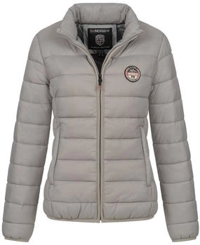 Geographical Norway Winter Jacke Steppjacke Parka Lange Kapuzenjacke Beige