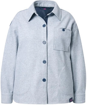 Laurasøn Flanell Hemdjacke hellgrau meliert 843224134