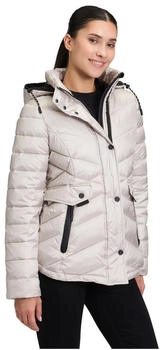 Gil Bret Steppjacke abnehmbarer Kapuze grau beige