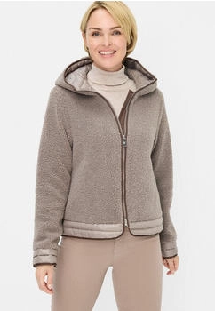 Fuchs & Schmitt Plüschjacke Rundhalsausschnitt
