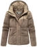Marikoo Kaguraa Stone Brown Teddyfell Jacke