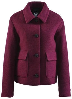Fuchs & Schmitt Wolljacke Rundhalsausschnitt dunkelrot