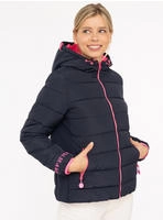 Zwillingsherz Steppjacke ""Moin Moin"" mit Kapuze Kapuze, w&auml;rmend, Kontrastn&auml;hte