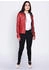 Maze Jacke 'Mico' dunkelgrau dunkelrot