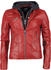 Maze Jacke 'Mico' dunkelgrau dunkelrot