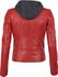 Maze Jacke 'Mico' dunkelgrau dunkelrot