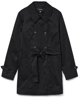 Vero Moda Übergangsmantel 'VMCHELSEA OLIVIA' schwarz