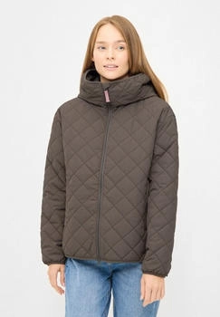 Derbe Übergangsjacke Quiltby Short braun