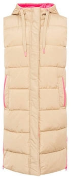 Zwillingsherz Steppweste Smile beige