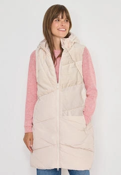 Cecil Lange Steppweste (B220279) teddy vanilla white