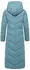 Ragwear Natalka Extralong Steppmantel rauchblau
