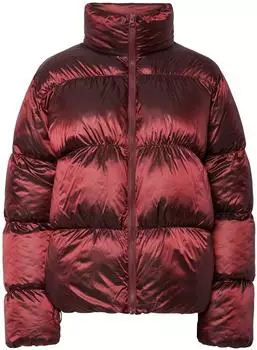 Pieces Jamilla Short Puffer W Jacke (17126620) dunkelrot