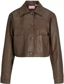 JJXX Jxbreezy Kunstleder Kurze Jacke Otw Sn (12280397) rubber