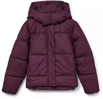 Vero Moda Vmgretakylie kurze beschichtete Jacke Noos (10311315) weinrot