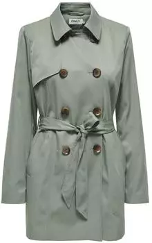 Only Onlvalerie Trenchcoat Cc Otw (15191821) jade