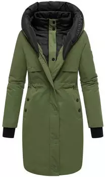 Navahoo Kurzmantel Snowelf pine olive