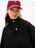 Tommy Hilfiger Double-faced Wollmantel mit Gürtel (WW0WW47758) schwarz