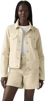 Levi's Woman Original Trucker Jacket spacey brown rice trucker - beige