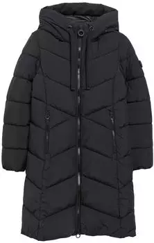 s.Oliver Puffermantel mit Kapuze schwarz 2178797.9999.