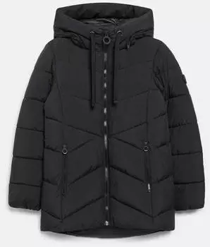 s.Oliver Pufferjacke mit Kapuze schwarz 2178796.9999.
