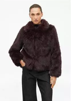 s.Oliver Jacke aus Fake Fur mit Haken-Verschluss braun 2182968.8865.