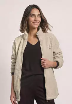 Street One Lange Teddy-Jacke mit Stehkragen (A20229917185)
