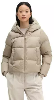 Marc O'Polo Puffer-Daunenjacke mit Kapuze regular mit wasserabweisender Oberfl&auml;che (5000013812) earthy taupe