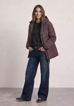 Street One Gef&uuml;tterter Midi-Parka mit Kapuze (A20230316528)