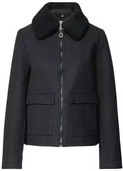 Street One Jacke abnehmbarem Kragen (A212712) obsidian blue