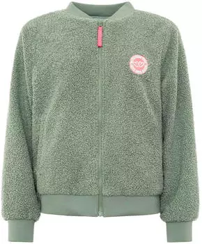 Zwillingsherz Good Vibes Bomberjacke salbei