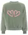 Zwillingsherz Good Vibes Bomberjacke salbei