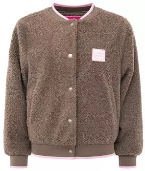 Zwillingsherz Good Vibes Bomberjacke braun