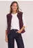 Street One Teddy-Weste mit Zipper und Corddetails (A220315) rustic rouge