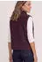 Street One Teddy-Weste mit Zipper und Corddetails (A220315) rustic rouge