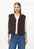 s.Oliver Teddy-Weste im Relaxed Fit (2185358) dunkelbraun