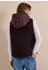 Cecil Teddy-Weste mit abnehmbarer Kapuze (B220319) berry red