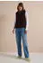 Cecil Teddy-Weste mit abnehmbarer Kapuze (B220319) berry red