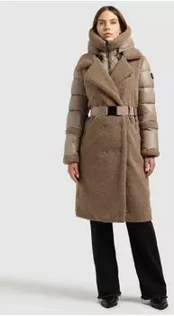 khujo KALMIA2 2in1 Wintermantel (46745320) taupe grau