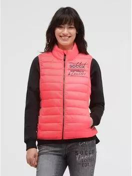 Soccx Steppweste mit elastischem Saumabschluss (56721751) pink