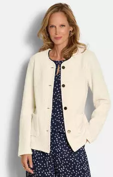 GOLDNER Jacke in flauschiger Qualität (38322329) weiß