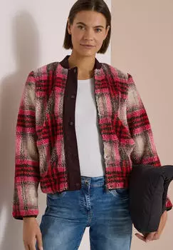 Cecil Teddy-Blouson mit Softshelldetails (B213156) berry rot