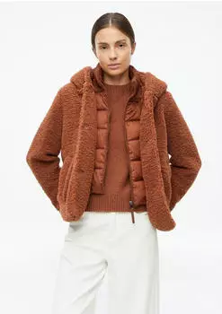 s.Oliver 2184117 Teddyjacke terrakotta