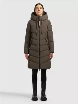khujo MIKIA4 Steppmantel (66821801) winter green