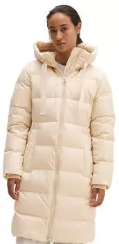 Marc O'Polo Puffer-Daunenmantel mit Kapuze Regular Fit (MOPamud003000001) ecru