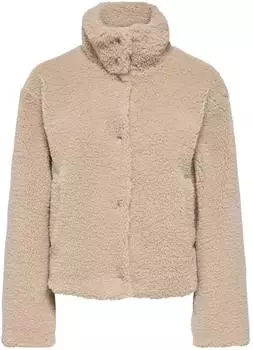 Only ONLTora Boyfriend Teddyjacke (15382198) beige